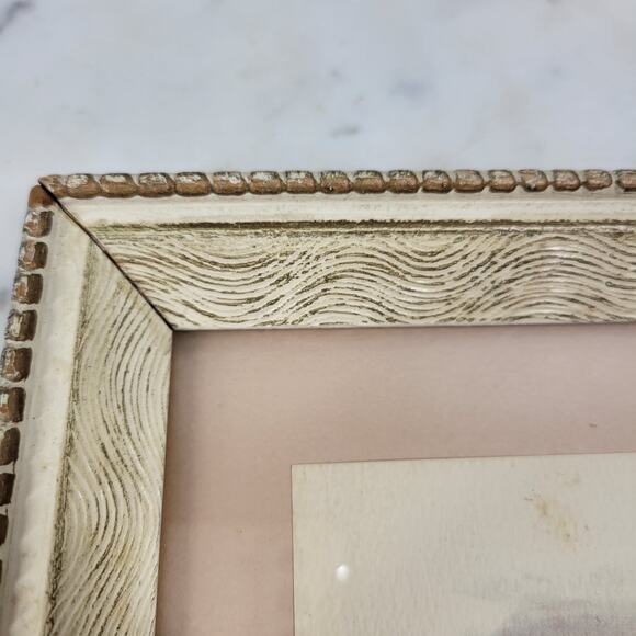 VTG Marchaude Ballet Dancer Ballerina Watercolor White Wood Framed Art Print - Picture 5 of 16